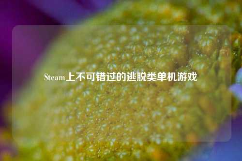 Steam上不可错过的逃脱类单机游戏