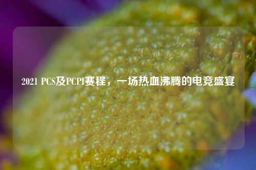 2021 PCS及PCPI赛程，一场热血沸腾的电竞盛宴