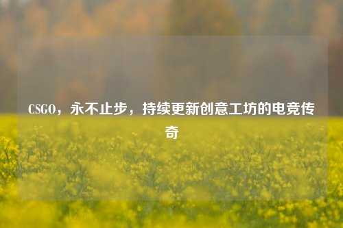 CSGO，永不止步，持续更新创意工坊的电竞传奇