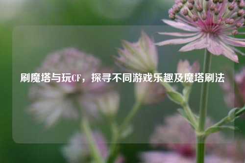 刷魔塔与玩CF，探寻不同游戏乐趣及魔塔刷法