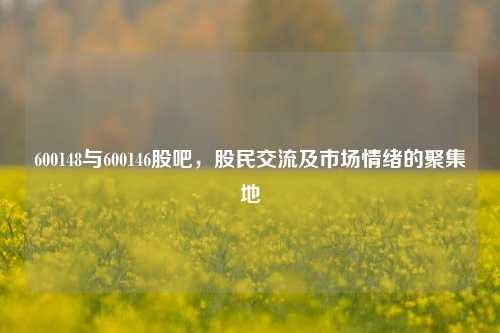 600148与600146股吧，股民交流及市场情绪的聚集地