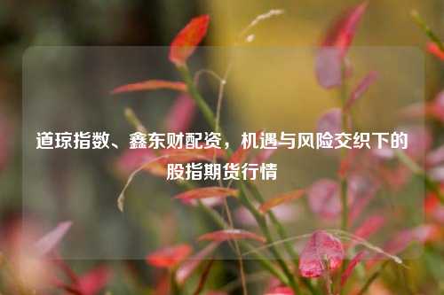 道琼指数、鑫东财配资,机遇与风险交织下的股指期货行情
