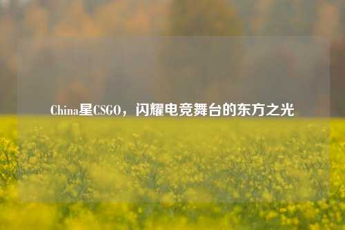 China星CSGO，闪耀电竞舞台的东方之光