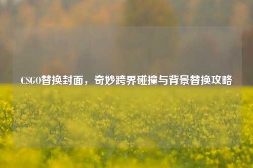 CSGO替换封面,奇妙跨界碰撞与背景替换攻略