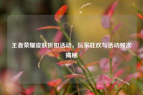 王者荣耀皮肤折扣活动，玩家狂欢与活动频次揭秘