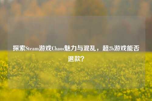 探索Steam游戏Chaos魅力与混乱，超2h游戏能否退款？