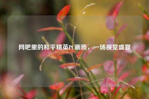 网吧里的和平精英PC画质,一场视觉盛宴