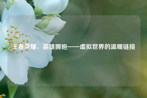 王者荣耀，英雄拥抱——虚拟世界的温暖链接