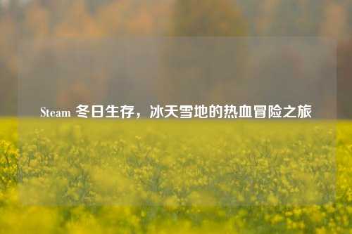 Steam 冬日生存,冰天雪地的热血冒险之旅
