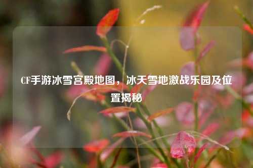 CF手游冰雪宫殿地图,冰天雪地激战乐园及位置揭秘
