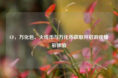 CF，万化包、火线币与万化币获取开启游戏精彩体验