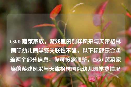 CSGO 蔬菜家族，游戏里的别样风采与天津格林国际幼儿园学费关联性不强，以下标题综合涵盖两个部分信息，你可按需调整，CSGO 蔬菜家族的游戏风采与天津格林国际幼儿园学费情况