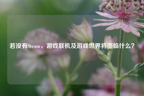 若没有Steam,游戏联机及游戏世界将面临什么?