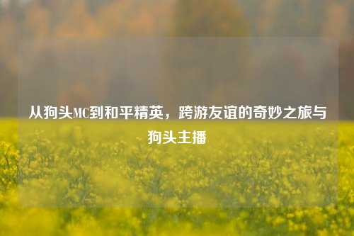 从狗头MC到和平精英,跨游友谊的奇妙之旅与狗头主播