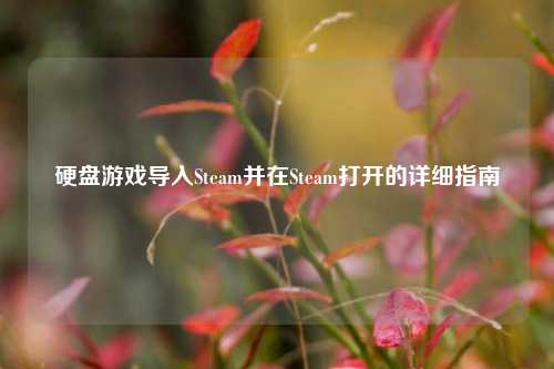 硬盘游戏导入Steam并在Steam打开的详细指南