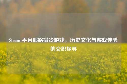 Steam 平台耶路撒冷游戏,历史文化与游戏体验的交织探寻