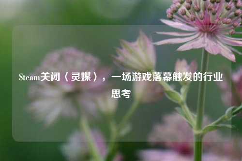 Steam关闭〈灵媒〉,一场游戏落幕触发的行业思考