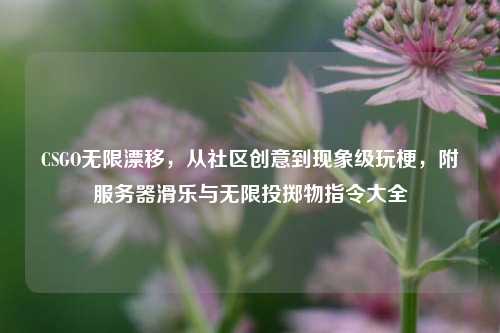 CSGO无限漂移,从社区创意到现象级玩梗,附服务器滑乐与无限投掷物指令大全