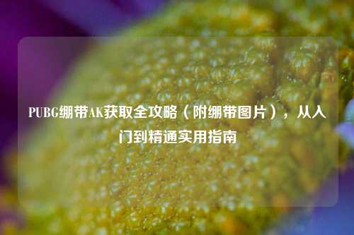 PUBG绷带AK获取全攻略（附绷带图片），从入门到精通实用指南
